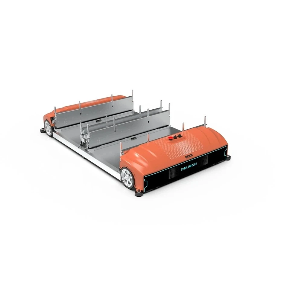 Dual-Station Tote Four-Way Shuttle Robot